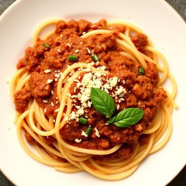 Spaghetti m. Minced sauce